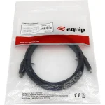 Equip USB 2.0 Cable USB-C male - USB-C Μαύρο 1m 128346 - Image 2