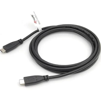 Equip USB 2.0 Cable USB-C male - USB-C Μαύρο 2m 128887