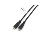 Equip USB 2.0 Cable USB-C male - USB-C Μαύρο 2m 128887 - Image 2