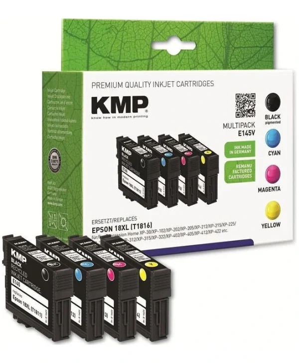 KMP Πακέτο Συμβατών Μελανιών Εκτυπωτή InkJet Canon PFI050 766 Σελίδων Πολλαπλό (Color) 4τμχ 1588,0005