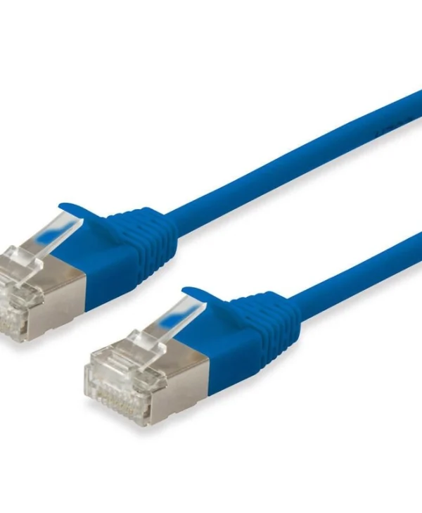 Equip S/FTP Cat.6a (Gigabit) Καλώδιο Δικτύου Ethernet 0.25m Μπλε 606132