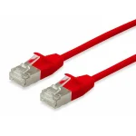 Equip F/FTP Cat.6a (Gigabit) Καλώδιο Δικτύου Ethernet 0.25m Κόκκινο 606142 - Image 2