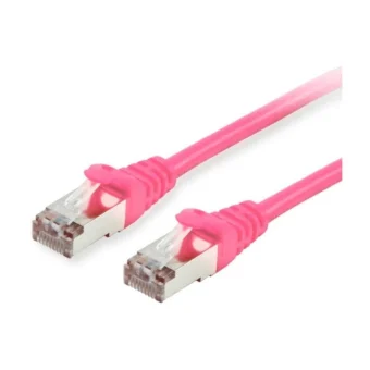 Equip S/FTP Cat.6 (Gigabit) Καλώδιο Δικτύου Ethernet 0.5m Ροζ 605587