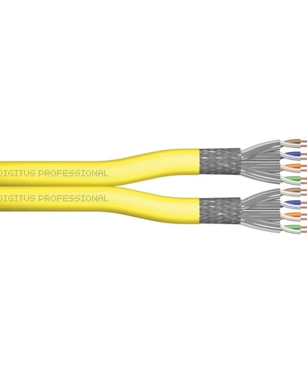 Digitus U/UTP Καλώδιο Δικτύου Ethernet 100m Κίτρινο DK-1743-A-VH-D-1