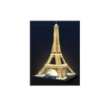 Παιδικό Puzzle 3D Iconics Πύργος του Άιφελ Night Edition 216pcs Ravensburger 12008024 - Image 9