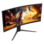 AOC CU34G4 Ultrawide VA HDR Curved Monitor 34" QHD 3440x1440 180Hz με Χρόνο Απόκρισης 1ms GTG - Image 2