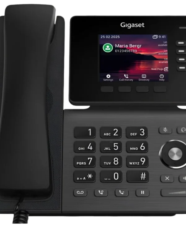Gigaset P810 Ενσύρματο Τηλέφωνο IP Μαύρο S30853-H4102-R101