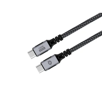 Conceptronic USB 2.0 Cable USB-C male - USB-C 100W PD Μαύρο 2m ETTA07B20