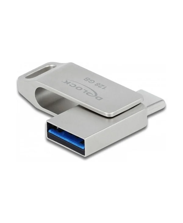 DeLock 128GB USB 3.2 Stick με σύνδεση USB-C Λευκό 54076
