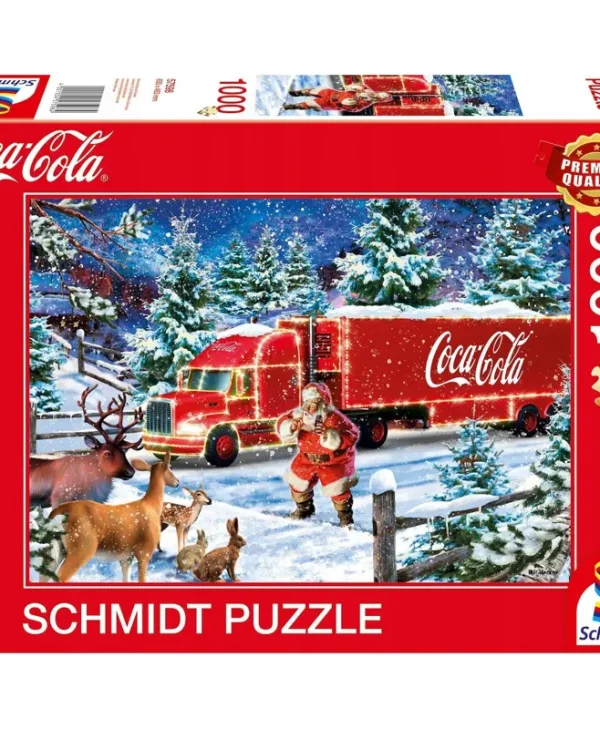 Coca Cola: Χριστουγεννιάτικο Φορτηγό Puzzle 2D 1000pcs 57598