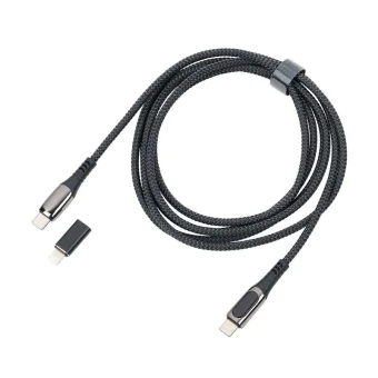 Troika USB-C to Lightning Cable 100W Μαύρο 2m CBL20/BK