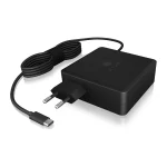 Icy Box Φορτιστής με Ενσωματωμένο Καλώδιο USB-C 90W Power Delivery Μαύρος (IB-PS101-PD) - Image 2