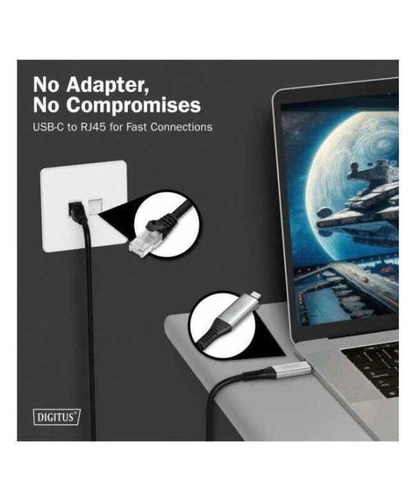 Digitus S/FTP Cat.6a (Gigabit) Καλώδιο Δικτύου Ethernet 2m Μαύρο AK-300601-020-S