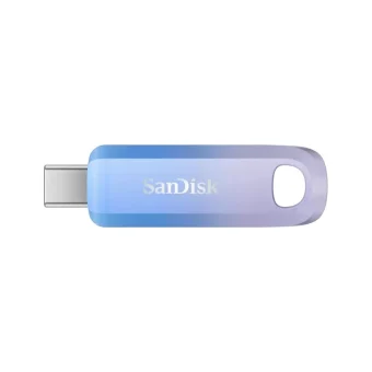 Sandisk 256GB USB 2.0 Stick με σύνδεση USB-C Μπλε SDCZ75C-256G-G46