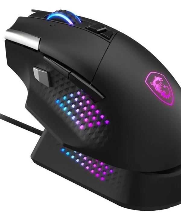 MSI Versa PRO Wireless plus Ασύρματο RGB Gaming Ποντίκι Μαύρο S12-4301370-CLA