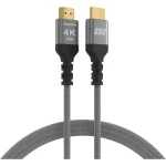 EFB HDMI 2.0 Premium High Speed 4K 60Hz HDR Cable HDMI male - HDMI male 0.5m Γκρι HDMI-20-00001
