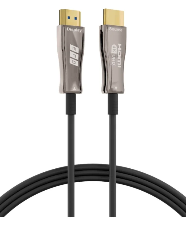 EFB Cable HDMI male - HDMI male 10m Μαύρο HDMI-20-00007
