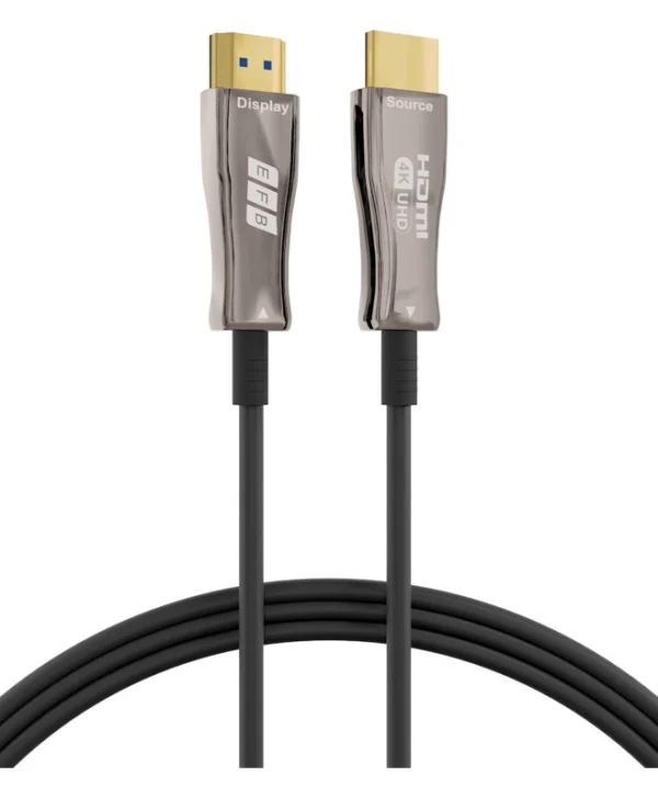 EFB HDMI 2.0 Premium High Speed 4K 60Hz HDR Cable HDMI male - HDMI male 30m Μαύρο HDMI-20-00009