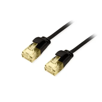 Equip U/UTP Cat.6a (Gigabit) Καλώδιο Δικτύου Ethernet 0.5m Μαύρο 626902