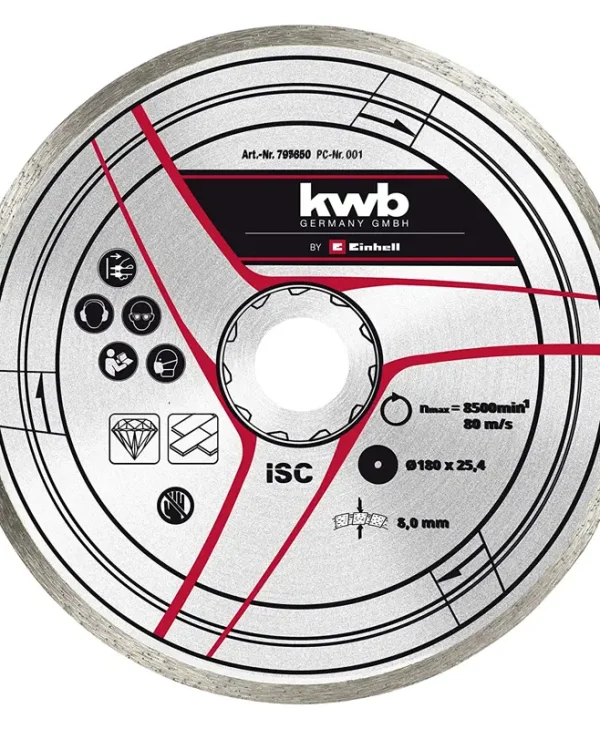 KWB Δίσκος Κοπής Δομικών Υλικών 180mm 49795850