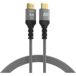 EFB HDMI 2.1 Ultra High Speed 48Gbps 4K 120Hz HDR VRR Cable HDMI male - HDMI male Μαύρο HDMI-21-00002