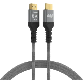 EFB HDMI 2.1 Ultra High Speed 48Gbps 4K 120Hz HDR VRR Cable HDMI male - HDMI male Μαύρο HDMI-21-00002
