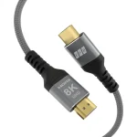 EFB HDMI 2.1 Ultra High Speed 48Gbps 4K 120Hz HDR VRR Cable HDMI male - HDMI male Μαύρο HDMI-21-00002 - Image 2
