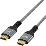 EFB HDMI 2.1 Ultra High Speed 48Gbps 4K 120Hz HDR VRR Cable HDMI male - HDMI male Μαύρο HDMI-21-00002 - Image 4