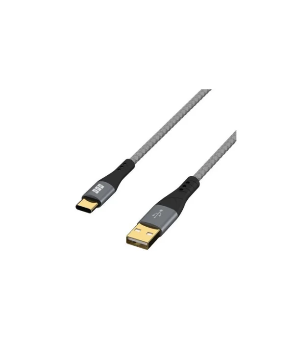EFB USB 2.0 Cable USB-C male - USB-A 60W Γκρι 1m USB-AC-00002