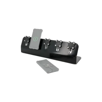 Mobilis Βάση Φόρτισης GaN με 6 Θύρες USB-C 120W Power Delivery σε Μαύρο χρώμα (Energia Dock) 020010