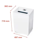 HSM Καταστροφέας Εγγράφων Pure 530 11 Φύλλων με Κάδο 80lt 2352111 - Image 6