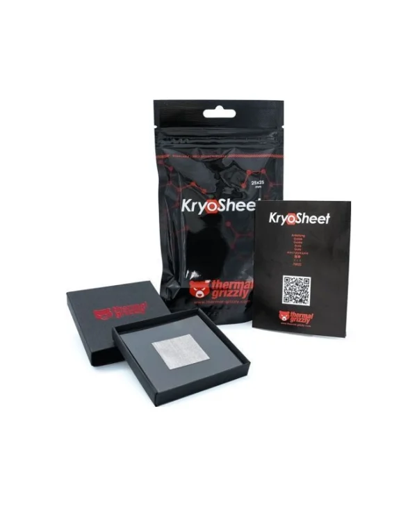 Thermal Grizzly KryoSheet Thermal Pad 25x25mm Γκρι TG-KS-25-25