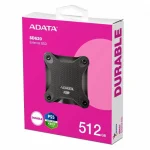 Adata SD620 USB 3.2 Εξωτερικός SSD 512GB 2.5" Μαύρο SD620-512GCBK - Image 2