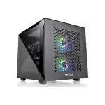 Thermaltake Divider 200 TG Air Micro Gaming Micro Tower Κουτί Υπολογιστή με Πλαϊνό Παράθυρο Μαύρο CA-1V1-00S1WN-01