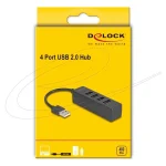 DeLock Hub 4 Θυρών USB 2.0 με σύνδεση USB-A 64334 - Image 2