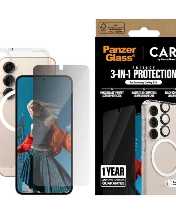 PanzerGlass Privacy Tempered Glass (Galaxy S25) CRRCHPUG38388