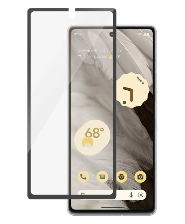 PanzerGlass Ultra Wide Fit Antibacterial Screen Protector (Google Pixel 7a) 4776