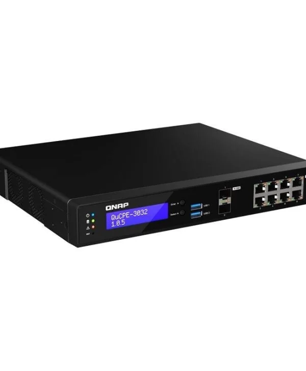 QNap QuCPE-3032-C3558R-8G Managed Switch με 8 Θύρες Gigabit (1Gbps) Ethernet και 2 SFP Θύρες QUCPE-3032-C3558R-8G