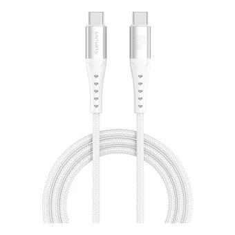 4Smarts USB 2.0 Cable USB-C male - USB-C 60W PD Λευκό 1.5m 541452