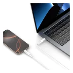 4Smarts USB 2.0 Cable USB-C male - USB-C 60W PD Λευκό 1.5m 541452 - Image 4