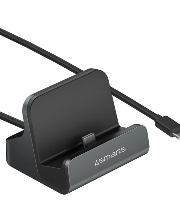 4Smarts Βάση Φόρτισης 60W Power Delivery / Quick Charge 4.0 σε Γκρι χρώμα (Voltdock) 541426