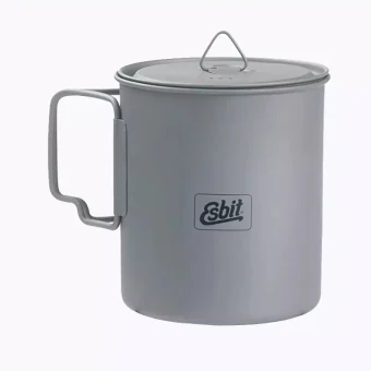 Esbit Handled Tumbler Θερμός 750ml Γκρι με Καλαμάκι και Λαβή 114