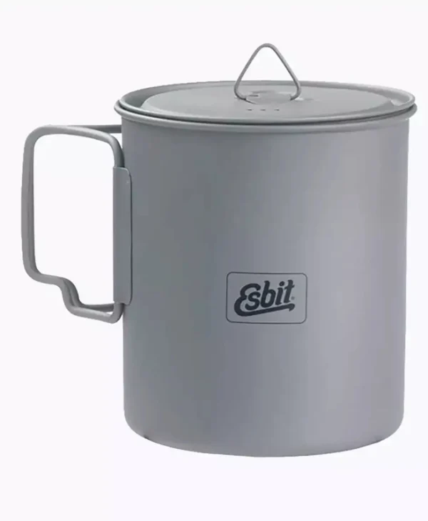 Esbit Handled Tumbler Θερμός 750ml Γκρι με Καλαμάκι και Λαβή 114