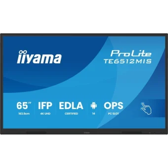 Iiyama TE6512MIS-B4AG Public Display LCD VA 4K UHD 65" με Οθόνη Αφής