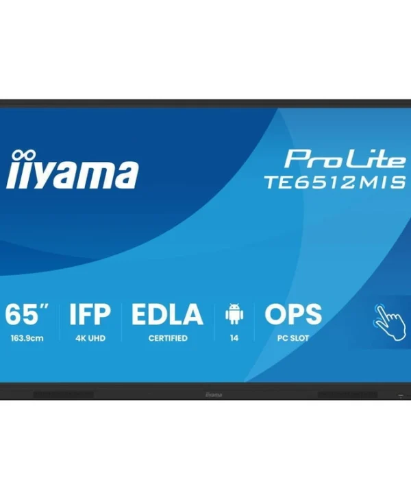 Iiyama TE6512MIS-B4AG Public Display LCD VA 4K UHD 65" με Οθόνη Αφής