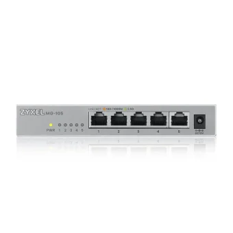 Zyxel XMG-105 Unmanaged L2 Switch με 5 Θύρες Gigabit (1Gbps) Ethernet XMG-105-ZZ0101F