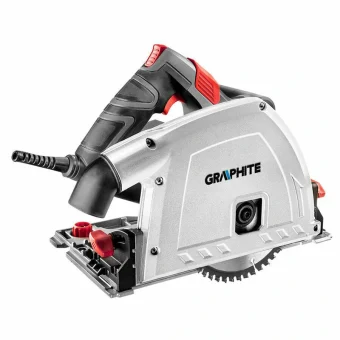 Graphite Βυθιζόμενο Δισκοπρίονο 1200W με Ρύθμιση Ταχύτητας και με Σύστημα Αναρρόφησης 58G495