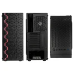 Kolink Inspire K8 Gaming Midi Tower Κουτί Υπολογιστή με Πλαϊνό Παράθυρο και RGB Φωτισμό Μαύρο 7007718 - Image 3
