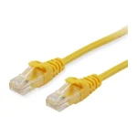 U/UTP Cat.6a (Gigabit) Καλώδιο Δικτύου Ethernet 0.15m Κίτρινο 603161