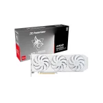 PowerColor Radeon RX 9060 XT 16GB GDDR6 Spectral White OC Κάρτα Γραφικών RX9060XT 16G-L/OC/WHITE